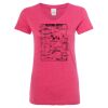 Women’s Glitter V-Neck T-Shirt Thumbnail